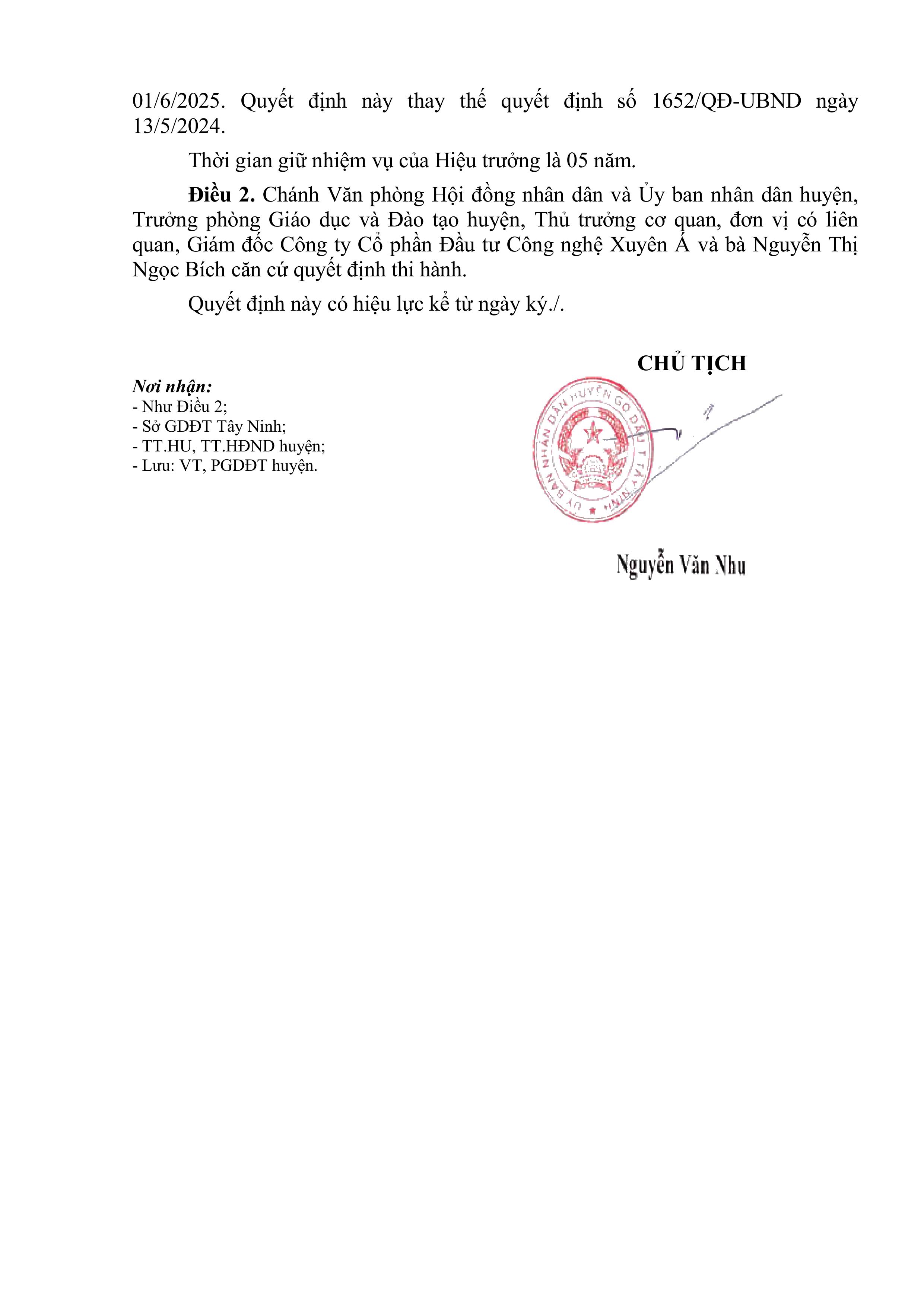 Hiệu trưởng 2
